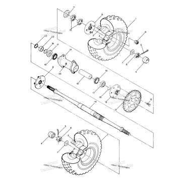 REAR WHEEL DRIVE ASSEMBLY