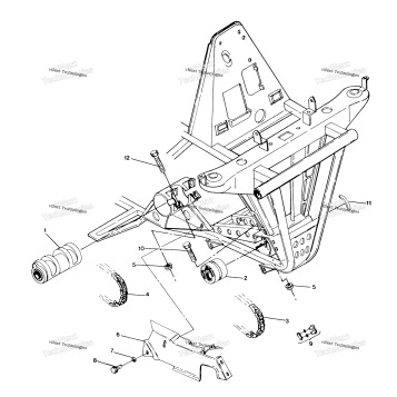FRONT DRIVE ASSEMBLY 250 4X4
