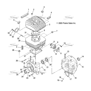 CRANKCASE & CYLINDER
