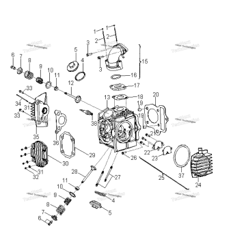 ENGINE, CYLINDER HEAD