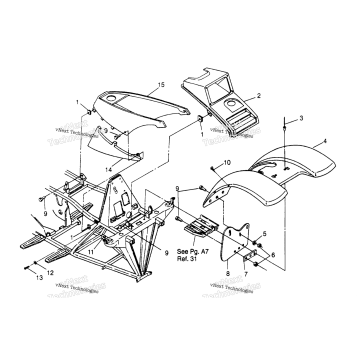 FRONT CAB ASSEMBLY 2X4 400L