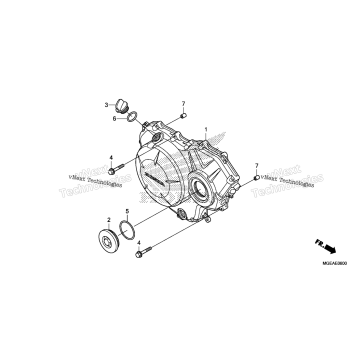 RIGHT CRANKCASE COVER (1)