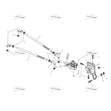 GEARCASE SELECTOR MOUNTING A00CD32AA