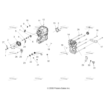 DRIVE TRAIN, MAIN GEARCASE