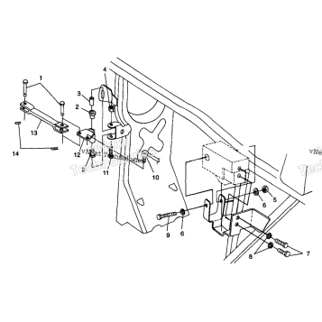 FRAME MOUNTING S98CH50E (4950135013C002)