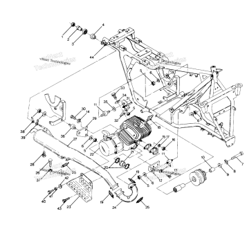 ENGINE & MUFFLER MOUNTING