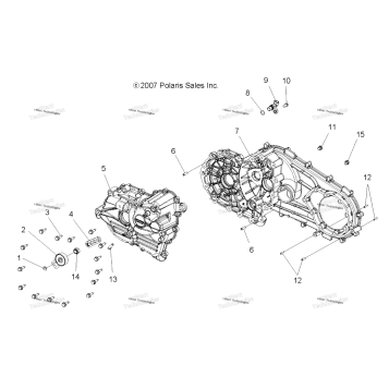 DRIVE TRAIN, MAIN GEARCASE