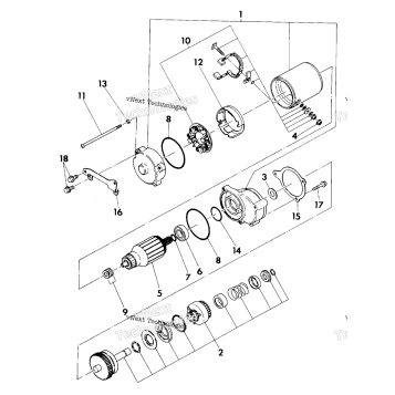 STARTING MOTOR ASSEMBLY