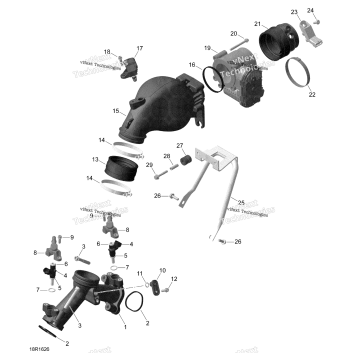 AIR INTAKE MANIFOLD AND THROTTLE BODY - TURBO
