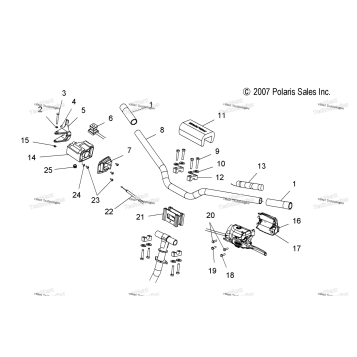 STEERING, HANDLEBAR MOUNTING & CONTROLS