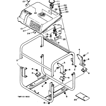 FRAME FUEL TANK