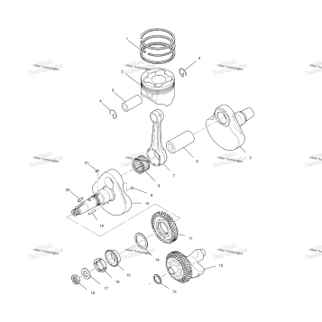 CRANKSHAFT & PISTON