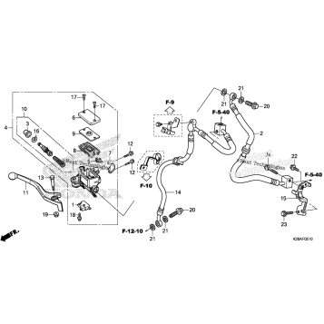 FRONT BRAKE MASTER CYLINDER (ABS)