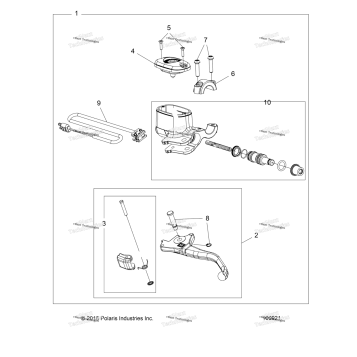 BRAKES, FRONT BRAKE LEVER & MASTER CYLINDER