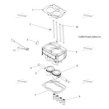 ENGINE, PISTON & CYLINDER