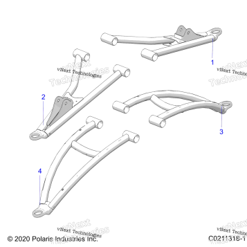 SUSPENSION, FRONT AARMS