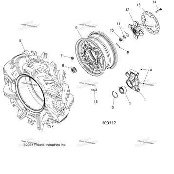 WHEELS, REAR & HUB