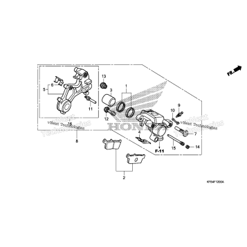 REAR BRAKE CALIPER