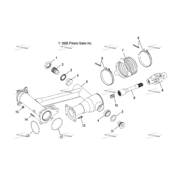SWING ARM, REAR /AB
