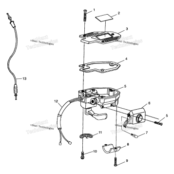 CONTROLS THROTTLE ASM./CABLE