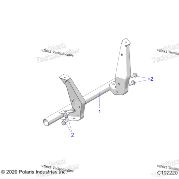 BODY, REAR RACK SUPPORT