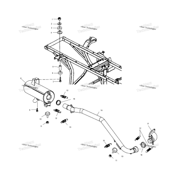 EXHAUST SYSTEM A00CK32AA