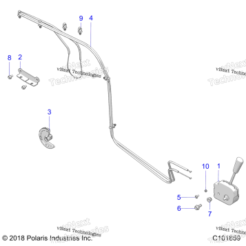 DRIVE TRAIN, SHIFT LEVER