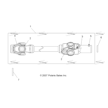 DRIVE TRAIN, FRONT PROP SHAFT