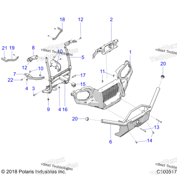 BODY, FRONT BUMPER & MOUNTING A19SEF57B4