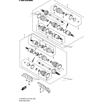 FRONT DRIVE SHAFT