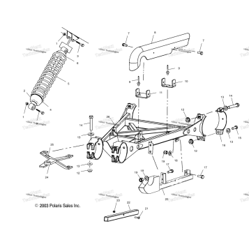 SWING ARM WELDMENT (4986288628C02)