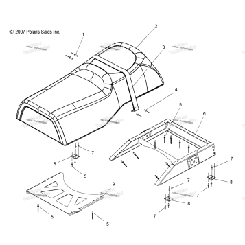 BODY, SEAT ASM