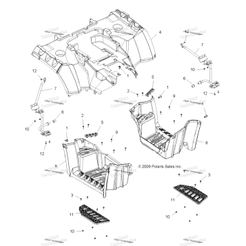 BODY, REAR CAB & FOOTWELL