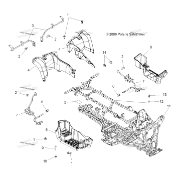 CAB, REAR & MAIN FRAME
