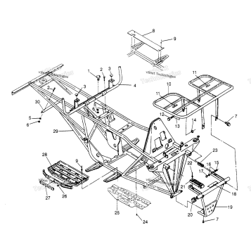 BUMPER/RACK MOUNTING 6X6 300