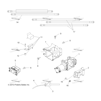 OPTIONS, WINCH (49ATVWINCH11SPEPS550)