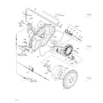MAGNETO, OIL PUMP