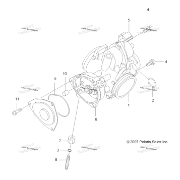 ENGINE, THROTTLE BODY