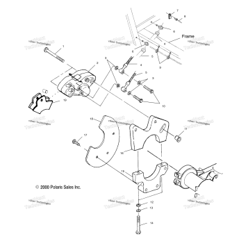 REAR CALIPER MOUNTING