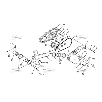 CLUTCH COVER ASSEMBLY TRAIL BOSS