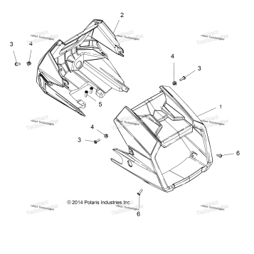 BODY, HEADLIGHT POD