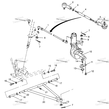 STEERING/AARM TRAIL BOSS