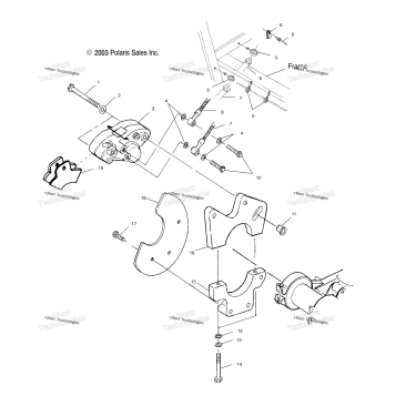 REAR CALIPER MOUNTING