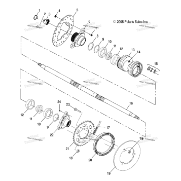 DRIVE TRAIN, REAR AXLE & HOUSING