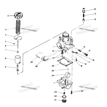 CARBURETOR ASSEMBLY 6X6
