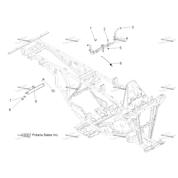 BODY, DUMP BOX LEVER & STRUT MOUNT A07CL50AA