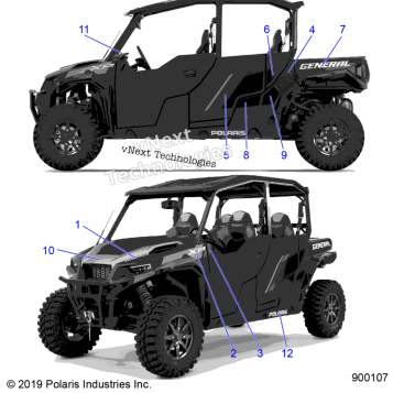 BODY, DECALS G20GMJ99AP/BP