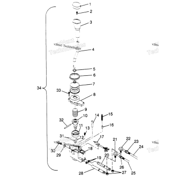 SHIFT LINKAGE ASSEMBLY 2X4 300