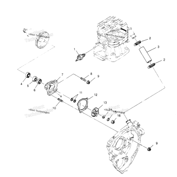 WATER PUMP SPORTSMAN 4X4