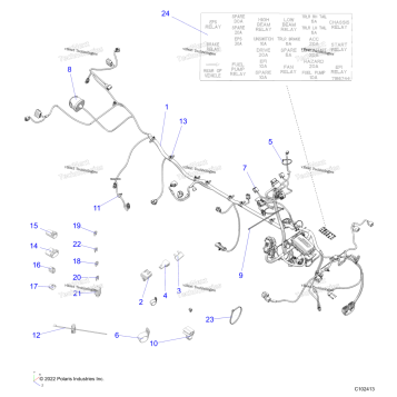 ELECTRICAL, HARNESS A19SDE57F1/SDA57F1
